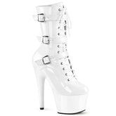 7 Inch Heel ADORE-1043 White Patent
